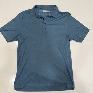 Travis Mathew Blue Polo Shirt Medium